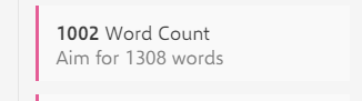1002 Word Count