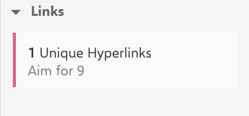 Unique Hyperlinks