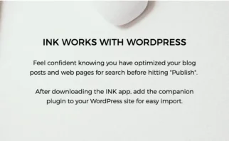 INK works with WordPress