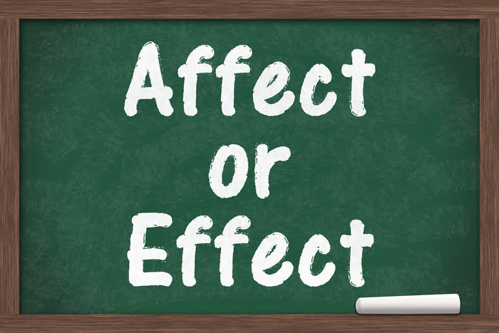 Affect vs effect