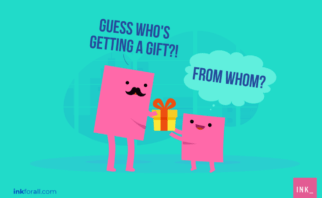 In this image, "who" refers to the recipient of the gift, the kid (subject). Meanwhile, "whom" in the kid's question relates to the person who sent the gift (object of the kid's curiosity).