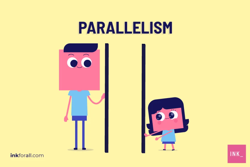 Parallelism is a literary device wherein a writer uses elements with a similar grammatical structure to craft a sentence or paragraph.