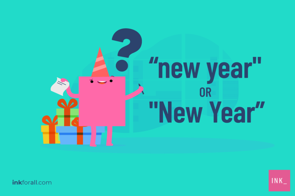 If you're using it as a noun, write "New Year." If you're using it to refer to the upcoming year, just write "new year."
