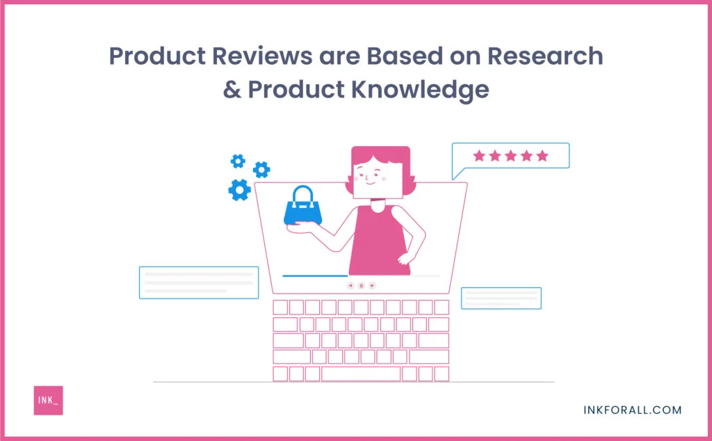 Product Reviews are Based on Research & Product Knowledge