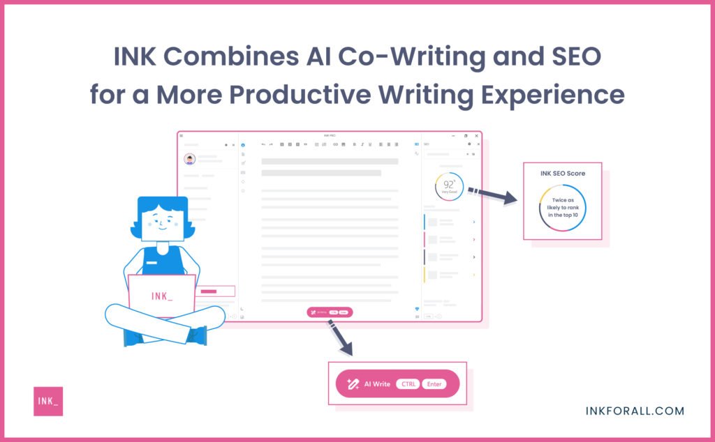 INK Combines AI Co-Writing and SEO for a More Productive Writing Experience